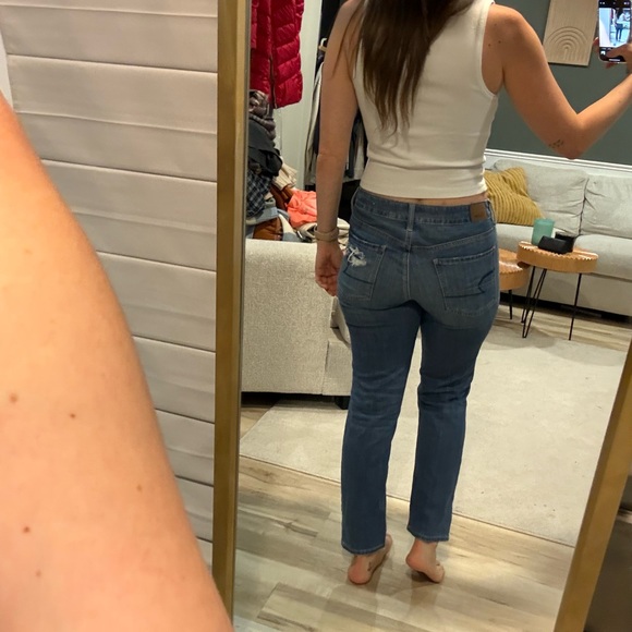 American Eagle Ripped Midrise Jeans - 6 - Picture 3 of 4